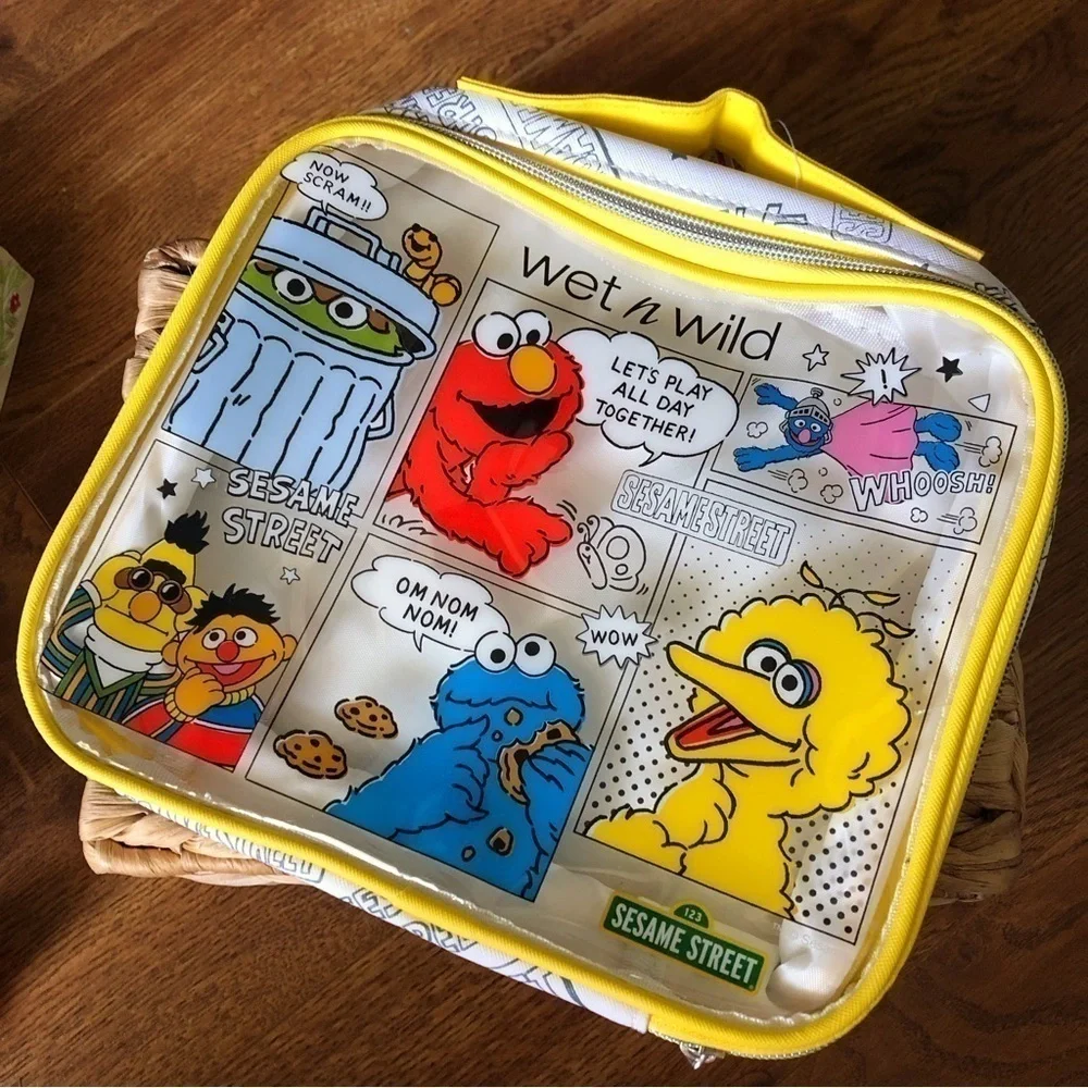 Wet n wild x Sesame Street limited edition zip around make up bag